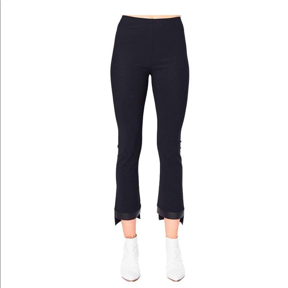 COPY - Elaine Kim m Olga leather detail leggings